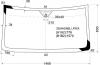 XYG 3354AGNBL LFW/X Стекло лобовое в клей FIAT DOBLO 01-