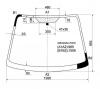 XYG 3363AGN LFW/X Стекло лобовое в клей SUZUKI SX4/FIAT SEDICI 05- 4/5D