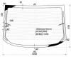 XYG 3569BGSS RW/H/X Стекло заднее с обогревом FORD MONDEO 4D SEDAN 2007-