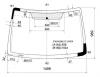 XYG 3743AGNBL1C LFW/X Стекло лобовое в клей FORD TOURNEO TRANSIT CONNECT 03-