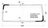 XYG 3744AGNBL LFW/X Стекло лобовое в клей FIAT IVECO EURO CARGO`2003-