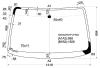 XYG 3967AGNV1P LFW/X Стекло лобовое в клей HONDA HR-V 1998-2005 3/5D