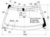 XYG 406-01-VCS LFW/X Стекло лобовое в клей PEUGEOT 406 4D SEDAN 5D WGN 2001-2004