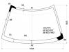 XYG 44B LFW/X Стекло лобовое в клей SUBARU LEGACY 89-93 4/5D