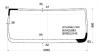 XYG 4911AGNBL LFW/X Стекло лобовое MAN TG SMALL 00-- (2010x880) под вклейку