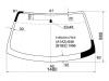 XYG 5156AGN LFW/X Стекло лобовое в клей MAZDA 626/CAPELLA 97-02 5D WGN