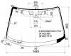 XYG 5166AGNBMVW3B LFW/X Стекло лобовое в клей MAZDA  AXELA RHD 06-09 4/5D