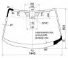 XYG 5166AGNMW3B LFW/X Стекло лобовое в клей MAZDA 3 06-09 4/5D