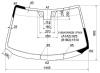 XYG 5166AGNW2B LFW/X Стекло лобовое в клей MAZDA 3 2006-2009 4/5D