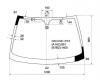 XYG 6290AGNBL LFW/X Стекло лобовое в клей OPEL CORSA C 3/5D HATCHBACK 2000-