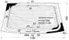 XYG 6290BGSH RW/H/X Стекло заднее (крышка багажника) с обогревом OPEL CORSA C 3/5D HBK 2000-