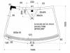 XYG 6314AGNBLHMV1B LFW/H/X Стекло лобовое с обогревом щеток в клей CHEV CAPTIVA/ WINSTORM/SATURN VUE/ OPEL ANTARA 2006-