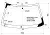 XYG 6525AGNBLV LFW/X Стекло лобовое в клей PEUGEOT 406 4D SED/5D WGN 1996-