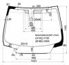 XYG 6542AGNBLMVZ6P LFW/X Стекло лобовое в клей PEUGEOT 307 3/5D HB`01-/ WGN 2003- (дд ромб)