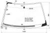 XYG 66L-R LFW/H/X Стекло лобовое с обогревом щеток в клей SUBARU LEGACY/OUTBACK 98-03 4/5D
