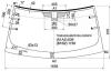 XYG 7036AGSHMVW1B LFW/W/X Стекло лобовое с обогревом в клей RANGE ROVER SPORT SUV 2005-