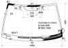 XYG 7929AGNBLHV LFW/H/X Стекло лобовое с обогревом щеток в клей SUBARU LEGACY/OUTBACK 03-09 4/5D