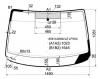 XYG 8581AGNBLVZ LFW/X Стекло лобовое в клей VOLKSWAGEN CADDY VAN 2004-