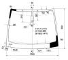 XYG A190-VS LFW/X Стекло лобовое в клей MERCEDES A-CLASS W168 1997-2004