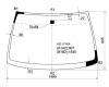 XYG A33 LFW/X Стекло лобовое в клей NISSAN CEFIRO/MAXIMA/INFINITI I30/35 98-03
