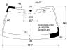 XYG ACCENT-2000 LFW/X Стекло лобовое в клей HYUNDAI ACCENT/VERNA сборка Россия 00-06 3/4/5D