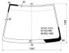 XYG AE120F LFW/X Стекло лобовое в клей TOYOTA COROLLA SPACIO 01-07/VERSO 01-04