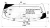 XYG ALFA159-STW RW/H/X Стекло заднее (крышка багажника) с обогревом ALFA ROMEO 159 05- 5D WGN