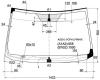 XYG AS30-L-VCPH LFW/H/X Стекло лобовое с обогревом щеток в клей Toyota RAV4  #CA3# 05- (обогрев,vin,пятак)