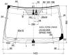 XYG AS30-L-VCPSH LFW/H/X Стекло лобовое с обогревом щеток в клей TOYOTA RAV4  #CA3# 05- (дд,молдинг)