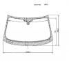 XYG AU-A1-VCS LFW/X Стекло лобовое в клей AUDI A1 2011-  HBK