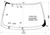 XYG AUDI80 LFW/X Стекло лобовое в клей AUDI 80 B3/4 87-96 4/5D