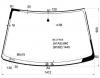 XYG B5 LFW/X Стекло лобовое в клей VOLKSWAGEN PASSAT B5 4D SED/WGN 97- молдинг / SKODA SUPERB SEDAN 4D 2002-