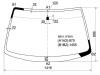 XYG B651 LFW/X Стекло лобовое в клей MAZDA FAMILIA/323/LASER 3/4D 94-98
