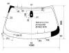 XYG BMW-X6-VS LFW/X Стекло лобовое в клей BMW X6 E71 08-
