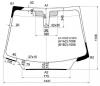 XYG C4-VCSP LFW/X Стекло лобовое в клей CITROEN C4 2004- 3D HBK/C4 2004-2010 5D HBK