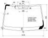 XYG CARENS LFW/X Стекло лобовое в клей KIA  CARENS 4D 99-06 (без дд)