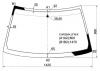 XYG CARISMA LFW/X Стекло лобовое в клей MITSUBISHI CARISMA 4/5D SED/HBK 95-03