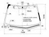 XYG CEED-H5-L-VCPH LFW/H/X Стекло лобовое с обогревом щеток в клей KIA CEED 5D HBK LHD 06-