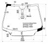XYG CI-C4-10-VCS LFW/X Стекло лобовое в клей CITROEN C4  4D SED/5D HBK  10-