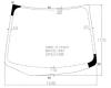 XYG CM20-R LFW/X Стекло лобовое в клей TOYOTA IPSUM 01-09