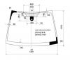 XYG COLT-3D-04-CS LFW/X Стекло лобовое в клей MITSUBISHI COLT/COLT PLUS 3D HATCHBACK 05-