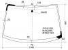 XYG CP10-R LFW/X Стекло лобовое в клей TOYOTA YARIS VERSO/FUNCARGO 99-05