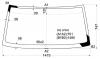 XYG D22 LFW/X Стекло лобовое в клей NISSSAN DATSUN 88-96/FRONTIER/NAVARA 97-05/XTERRA 00-05