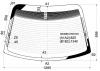XYG DB09854 RW/H/X Стекло заднее с обогревом CHRYSLER SEBRING 4D SEDAN 2001-