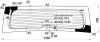 XYG DB11308 RW/H/X Стекло заднее (крышка багажника) с обогревом JEEP PATRIOT 4D UTILITY 2007-