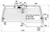 XYG DISCOVERY-94 RW/H/X Стекло заднее (крышка багажника) с обогревом LAND ROVER DISCOVERY 2D/4D BRK 97-98