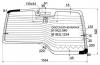 XYG DISCOVERY-99 RW/H/X Стекло заднее (крышка багажника) с обогревом LAND ROVER DISCOVERY II 4D UTILITY 99-