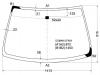 XYG DOMANI LFW/X Стекло лобовое в клей HONDA DOMANI 92-96/CIVIC (EURO) 95-00 5D HBK/ROVER 400 96-00/ISUZU GEMINI