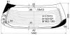 XYG DS10 RW/H/X Стекло заднее (крышка багажника) с обогревом TOYOTA GAIA 98-04