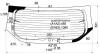 XYG DUSTER RW/H/X Стекло заднее (крышка багажника) с обогревом RENAULT DUSTER SUV 10-